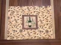Grape and Bottle Placemats