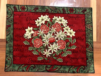 Holiday Roses - Green Border